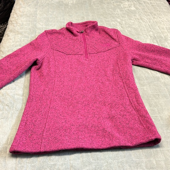 The North Face Knit Sweatshirt, Pink, Magenta, Pullover, Fleece, Size M - Picture 2 of 9